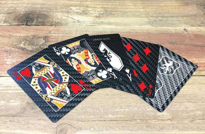 Carbon Fiber Wolf Playing Cards - Image 2