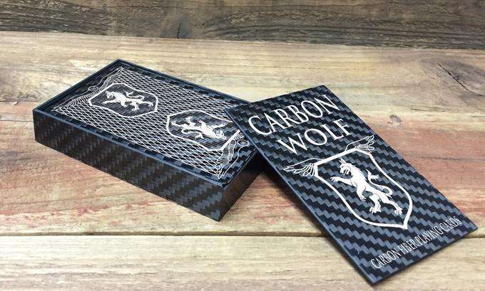 Carbon Fiber Wolf Playing Cards - Image 3