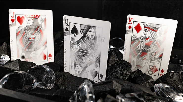 Carbon Graphite Playing Cards USPCC - Image 2