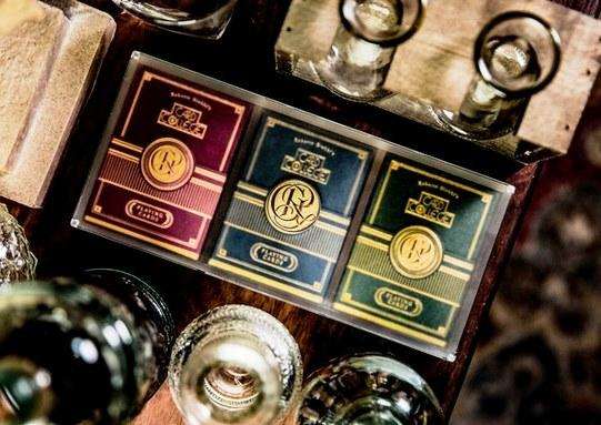 Card College Luxury 3 Deck Set In Acrylic Box USPCC