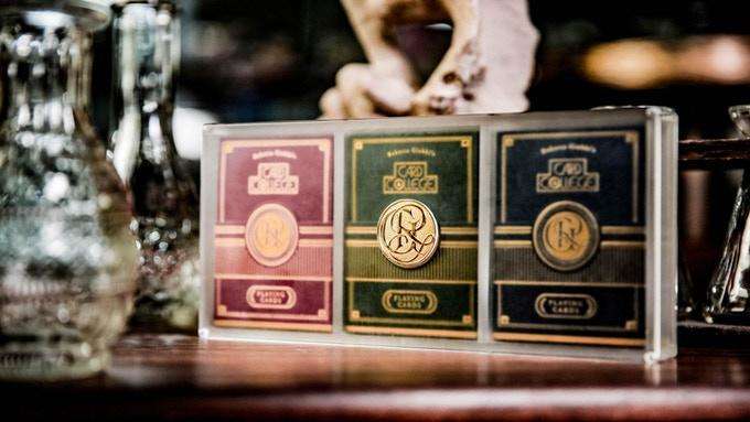 Card College Luxury 3 Deck Set In Acrylic Box USPCC - Image 5