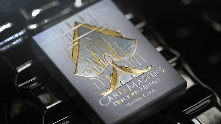 Card Masters Precious Metal White Deluxe Playing Cards USPCC - Image 7