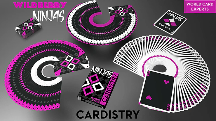 Cardistry Ninjas Wildberry Playing Cards USPCC - Image 4