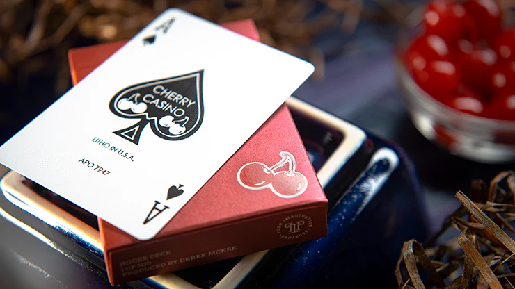 Cherry Casino House Deck Reno Red Playing Cards USPCC - Image 2