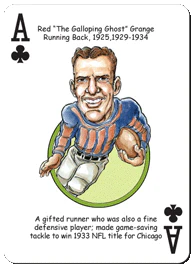 Chicago Football Heroes Playing Cards - Image 4