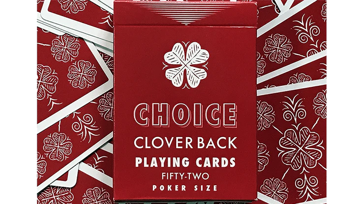 Choice Cloverback Red Playing Cards USPCC - Image 5