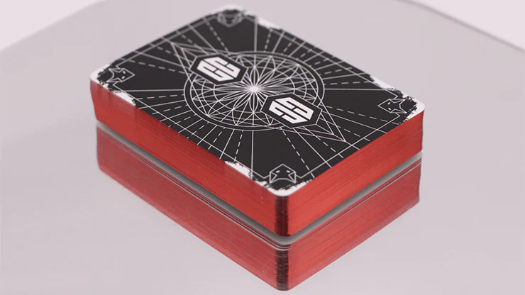 Chris Cards GLOW v2 Gilded Red Playing Cards - Image 4
