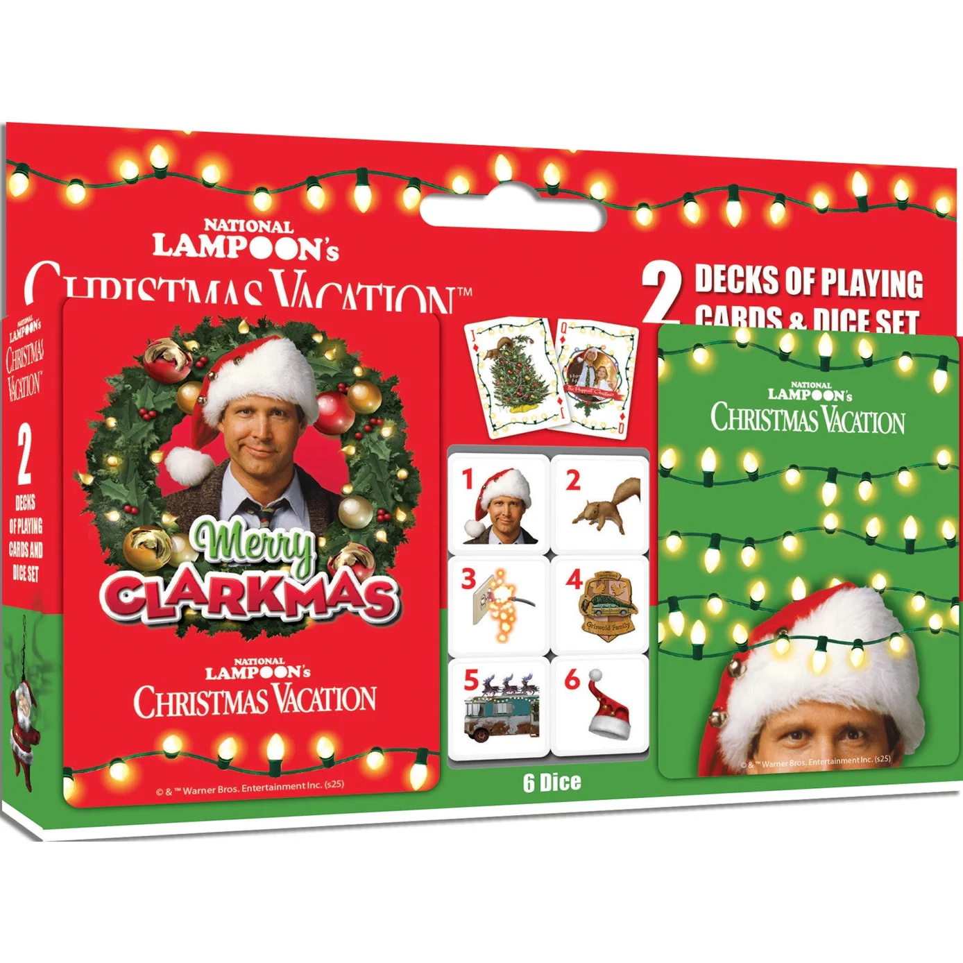 Christmas Vacation 2-pack Playing Cards & Dice Set by Masterpieces