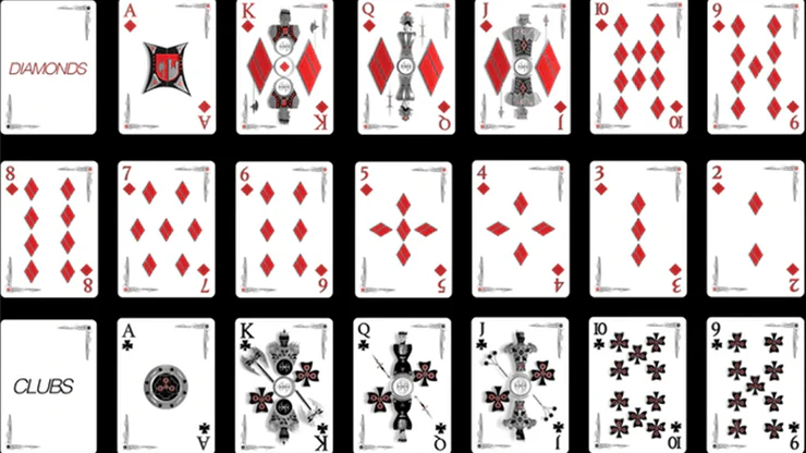 Chrome Kings Carbon Playing Cards USPCC - Image 2