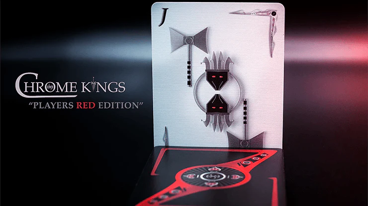 Chrome Kings Players Red Playing Cards USPCC - Image 5