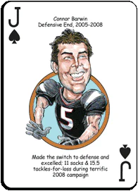 Cincinnati Football Heroes Playing Cards - Image 3