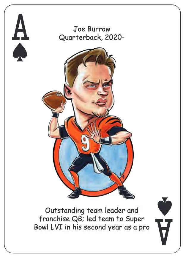Cincinnati v3 Football Heroes Playing Cards - Image 5