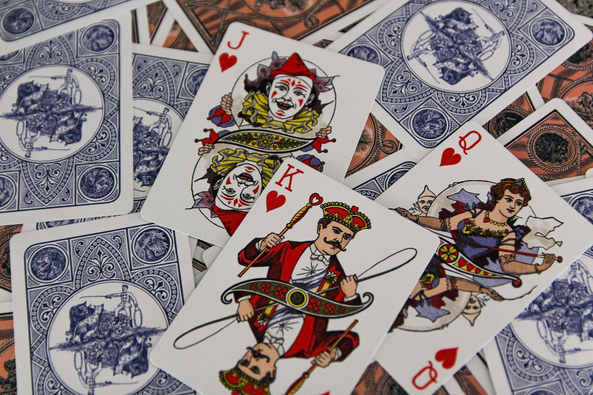 Circus Reproduction Gilded Playing Cards USPCC - Image 15
