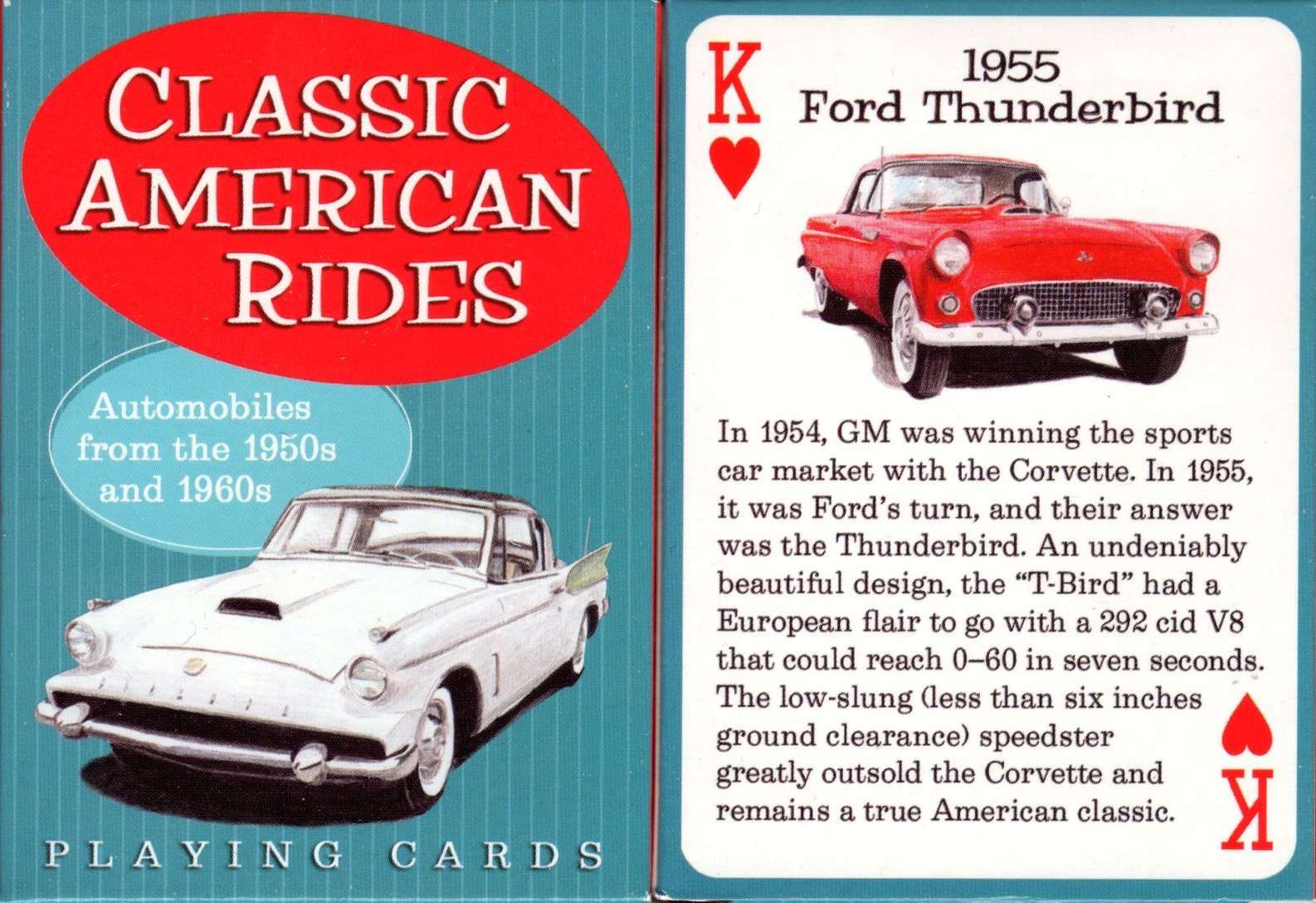 Classic American Rides Playing Cards USGS