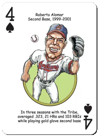 Cleveland Baseball Heroes Playing Cards - Image 5