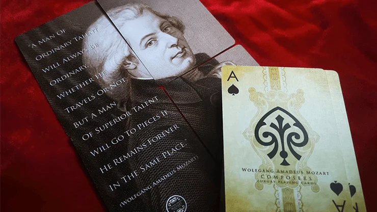Composers Mozart Playing Cards NPCC - Image 5