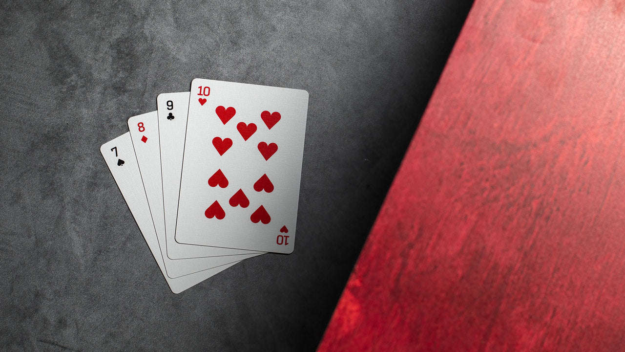 Continuum Burgundy Playing Cards - Image 5