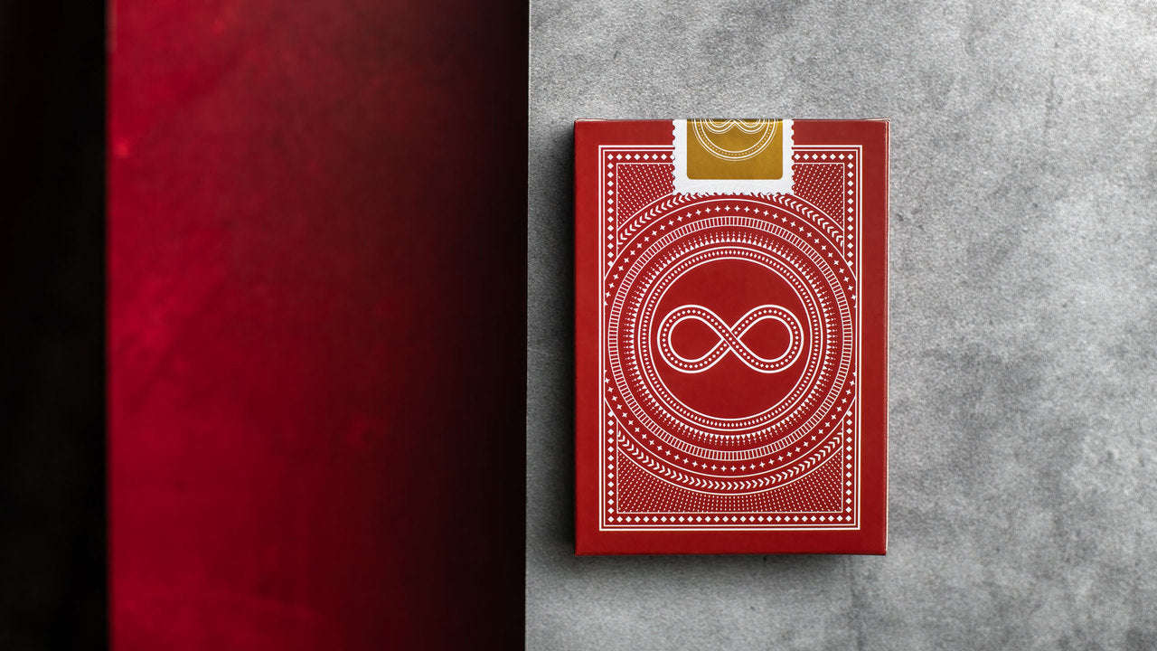 Continuum Burgundy Playing Cards - Image 7