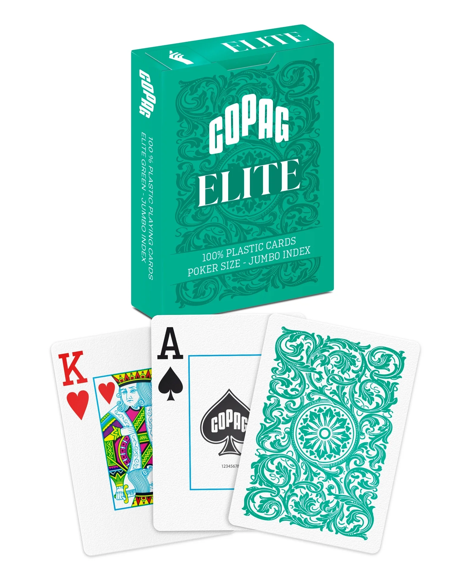 Copag Elite 100% Plastic Jumbo Index – 6 Deck Set - Image 5
