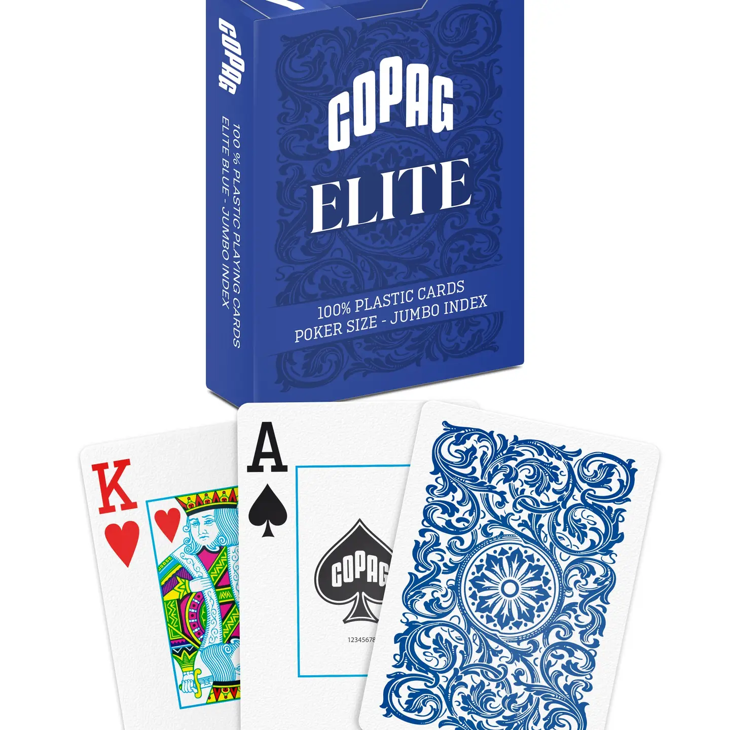 Copag Elite 100% Plastic Jumbo Index – 6 Deck Set - Image 6