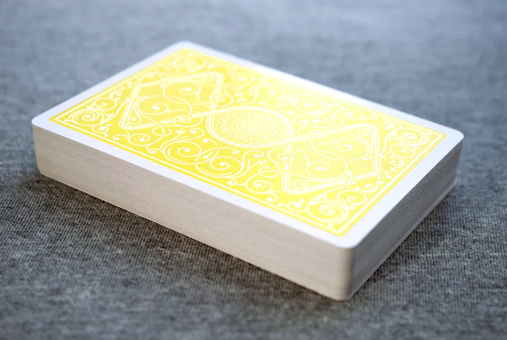 Copperhead v2 Viper Finish-Yellow Playing Cards - Image 2
