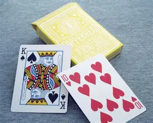 Copperhead v2 Viper Finish-Yellow Playing Cards - Image 3