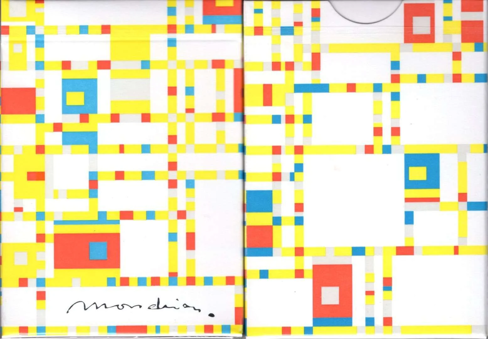 Mondrian Broadway Playing Cards USPCC