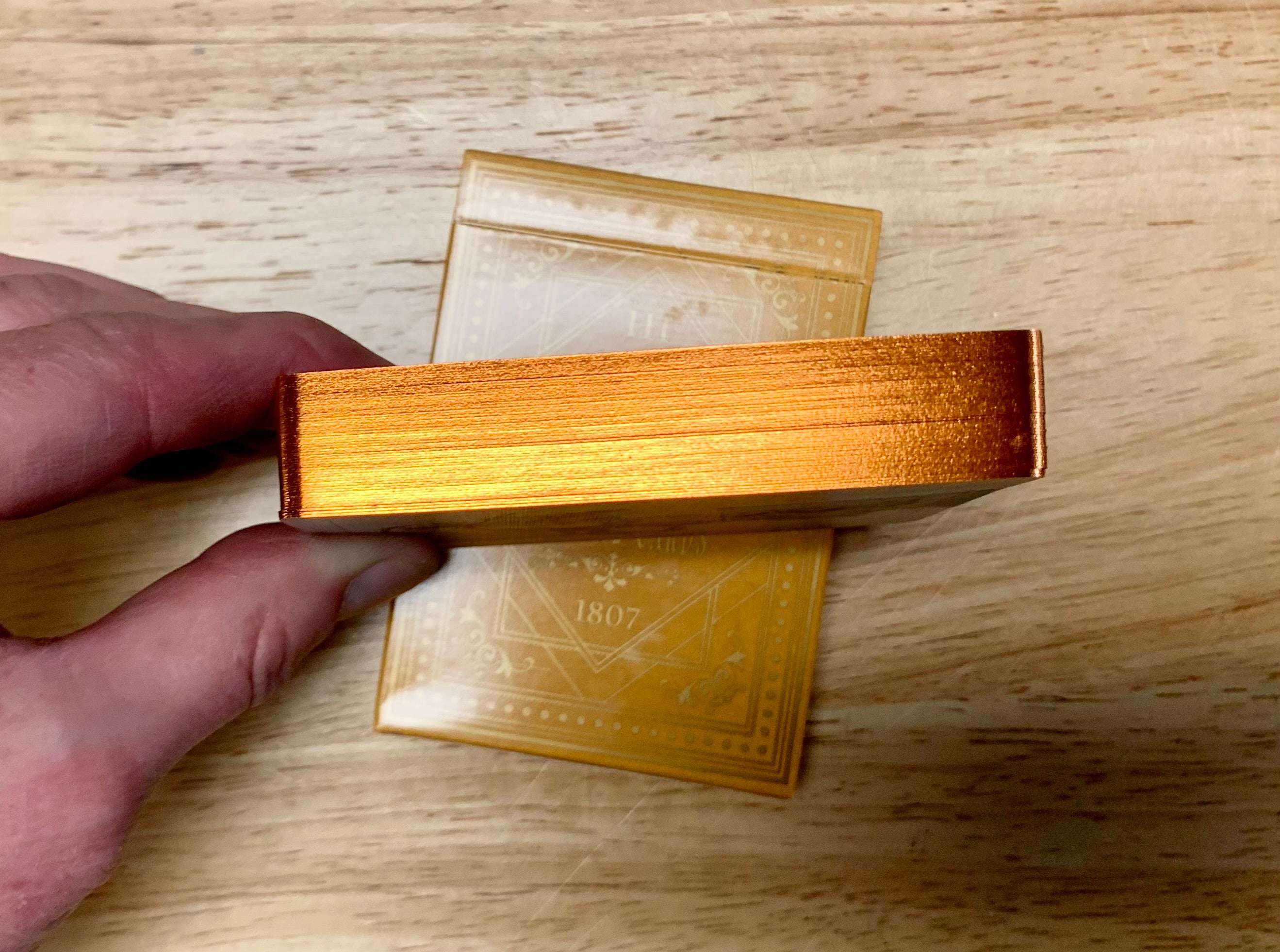 Cotta's Almanac #3 Gilded Playing Cards USPCC - Image 2