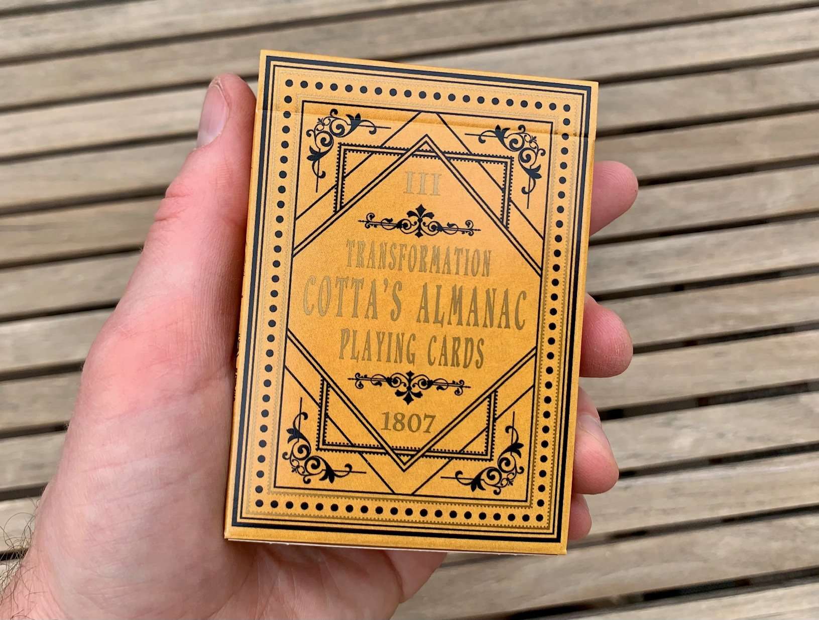 Cotta's Almanac #3 Reproduction Playing Cards USPCC - Image 2
