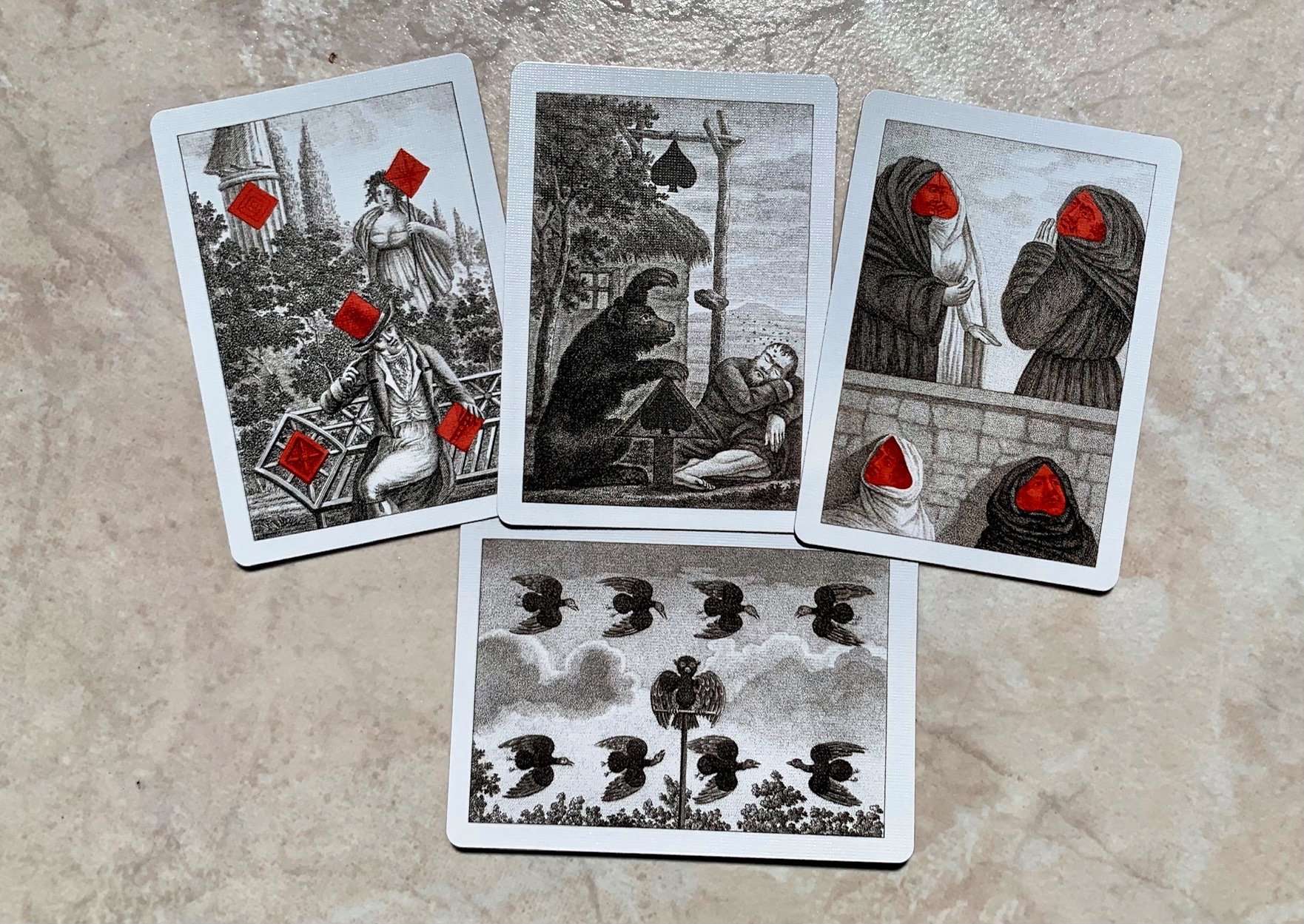 Cotta's Almanac #5 Reproduction Playing Cards USPCC - Image 9