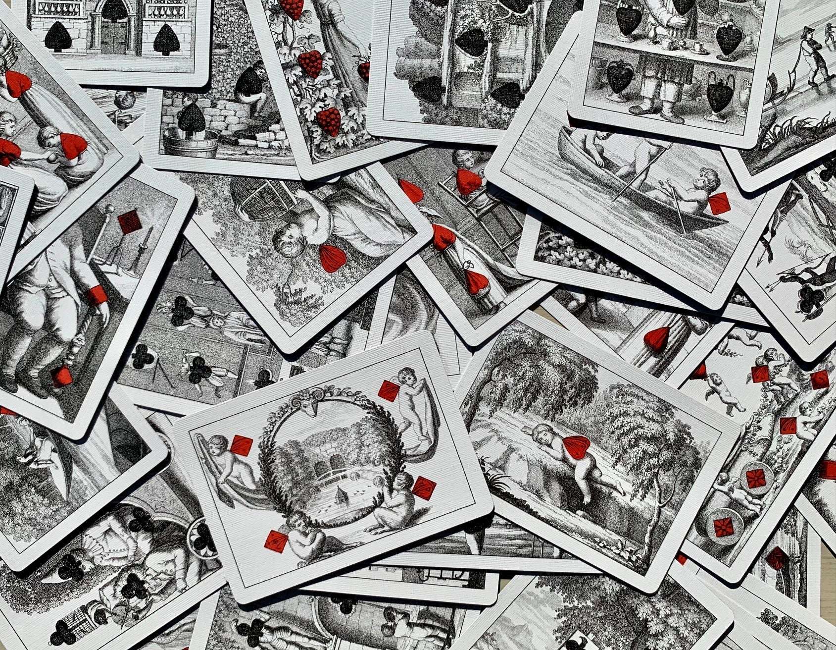 Cotta's Almanac #6 Reproduction Playing Cards USPCC - Image 7