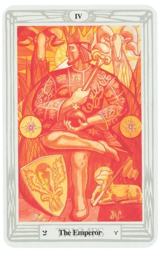 Crowley Thoth Tarot Deck with Spread Sheet USGS - Image 6
