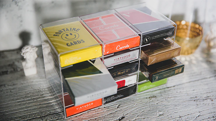 Crystal Playing Cards Cabinet Display - Image 3