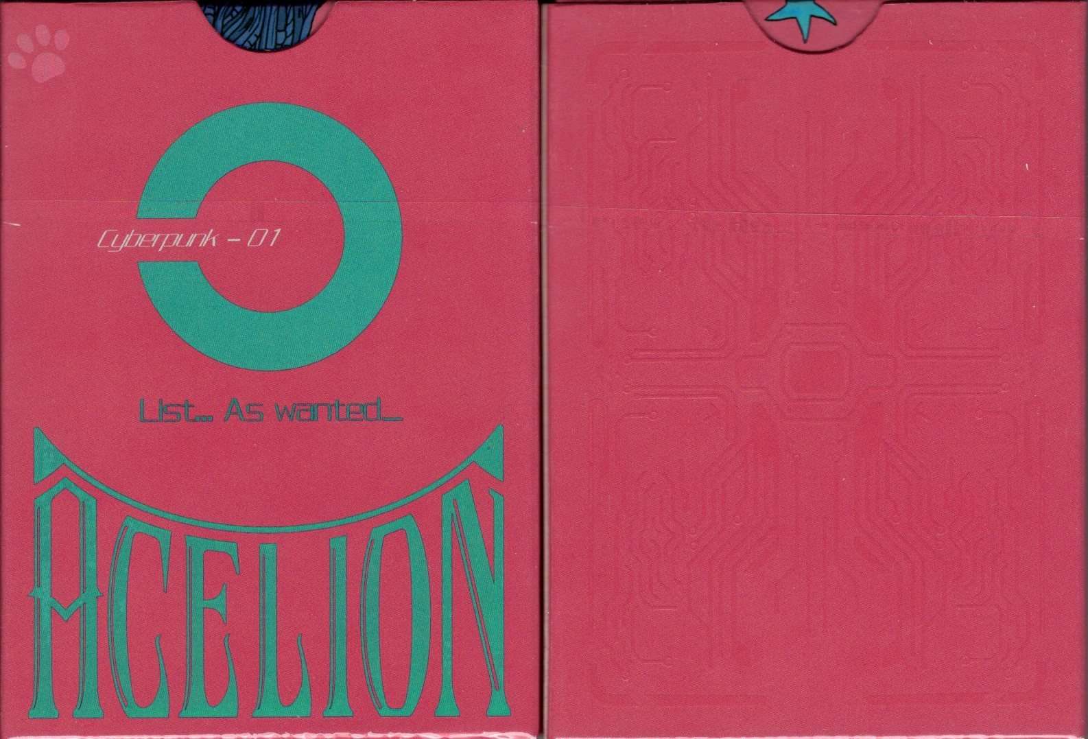 Cyberpunk Origin Acelion Playing Cards