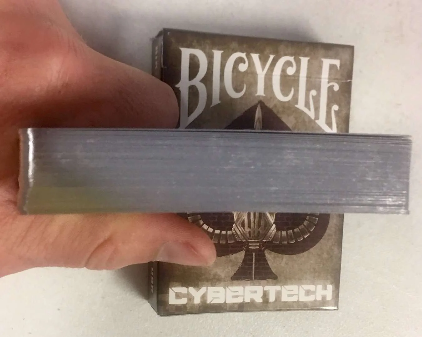 Cybertech Silver Gilded Bicycle Playing Cards - Image 2