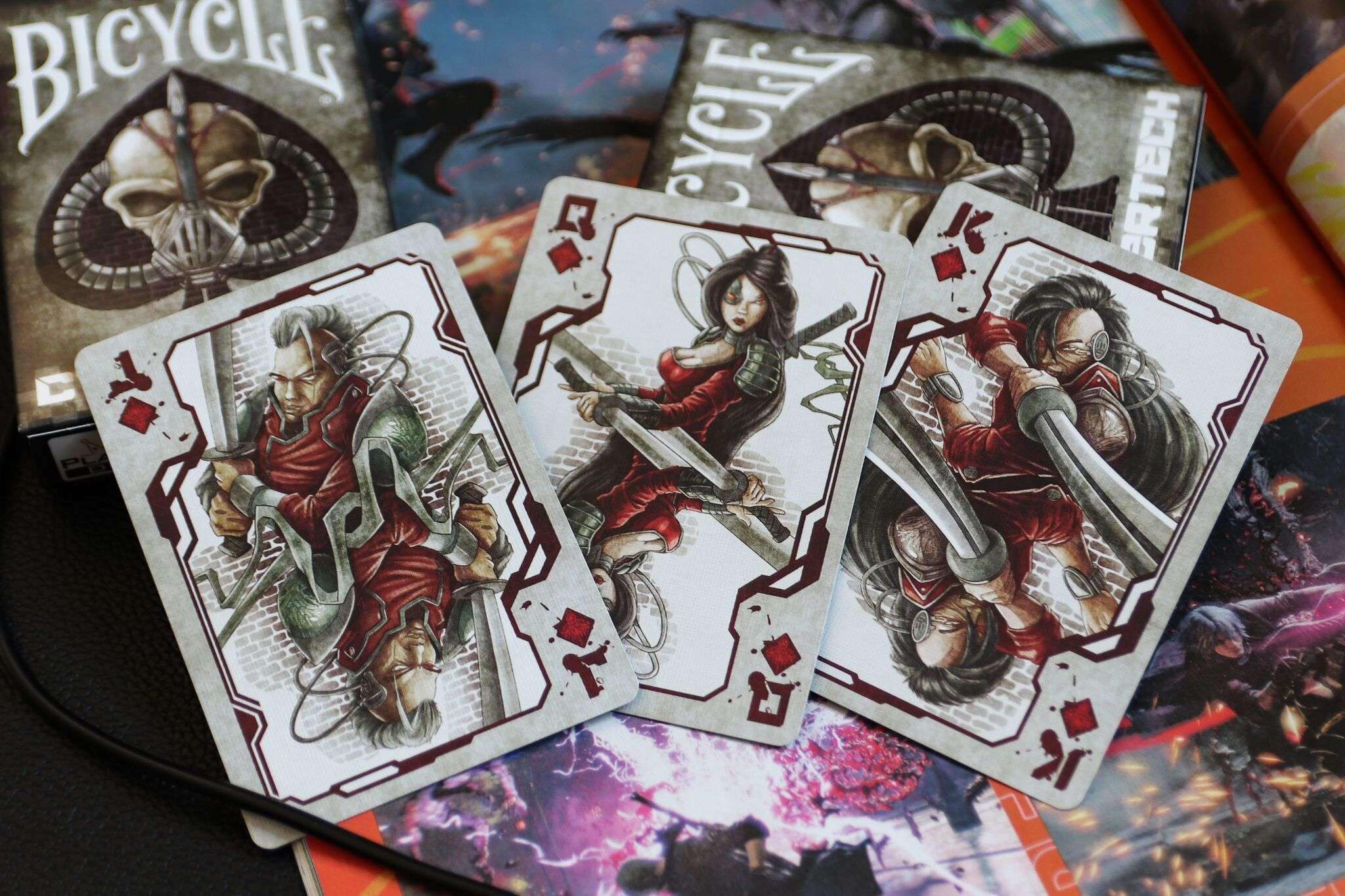 Cybertech Silver Gilded Bicycle Playing Cards - Image 8