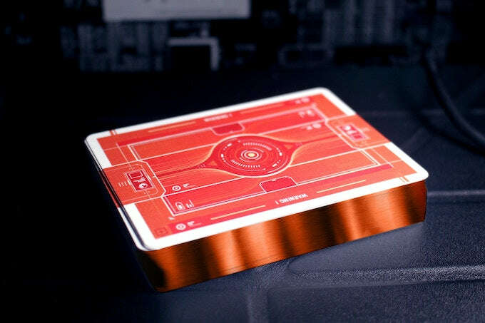 Cyberware Rouge Gilded Playing Cards USPCC - Image 2