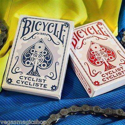 Cyclist Blue & Red 2 Deck Set Bicycle Playing Cards - Image 3