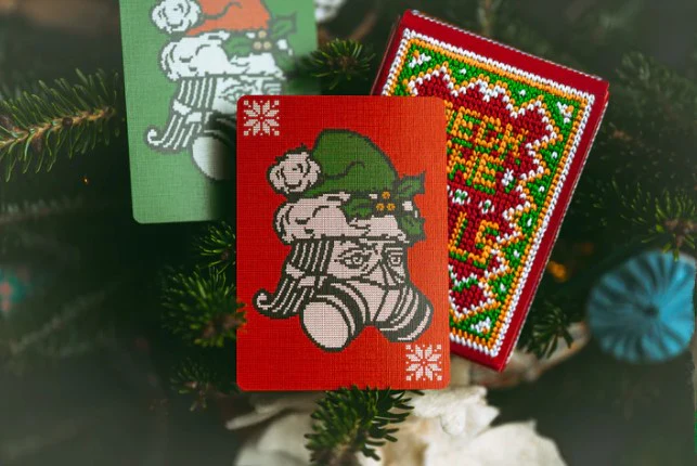 Deck The Halls Playing Cards by Kings Wild Project – Wearing an Ugly Sweater - Image 5