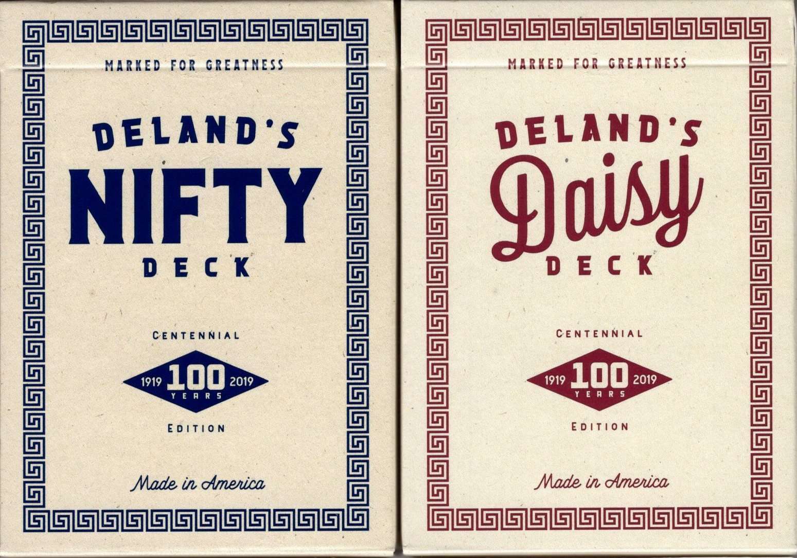 DeLand's Centennial Marked Playing Cards USPCC