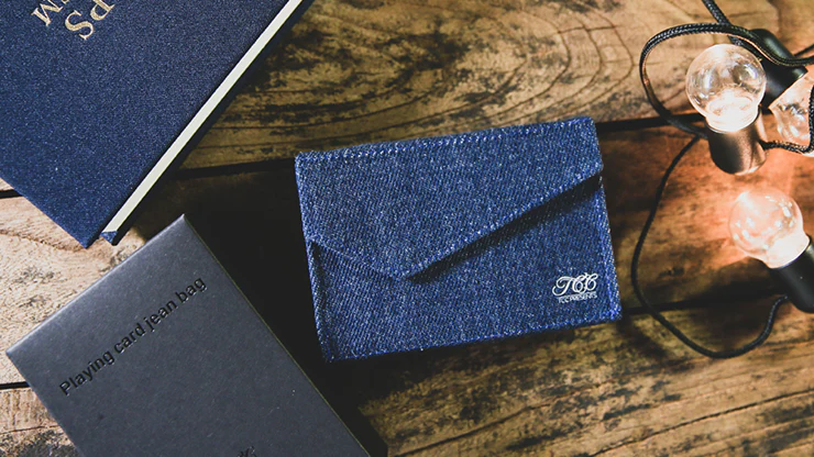 Denim Jean Bag Playing Card Deck Holder - Image 6