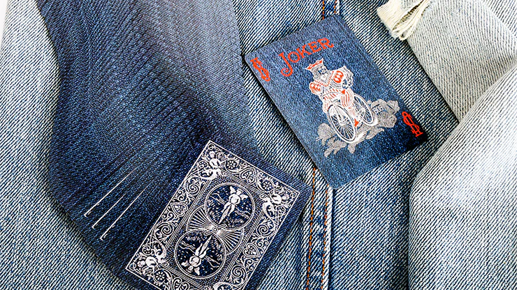 Denim v2 Bicycle Playing Cards - Image 2