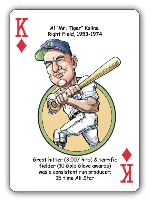 Detroit Baseball Heroes Playing Cards - Image 4