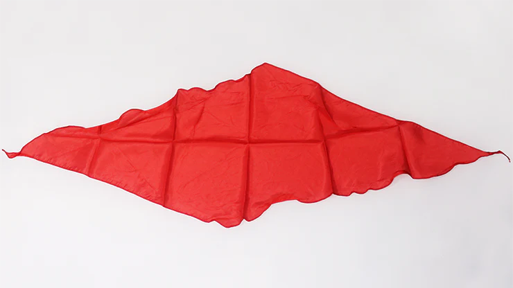Diamond Cut Silk 12 inch (RED) Magic by Gosh