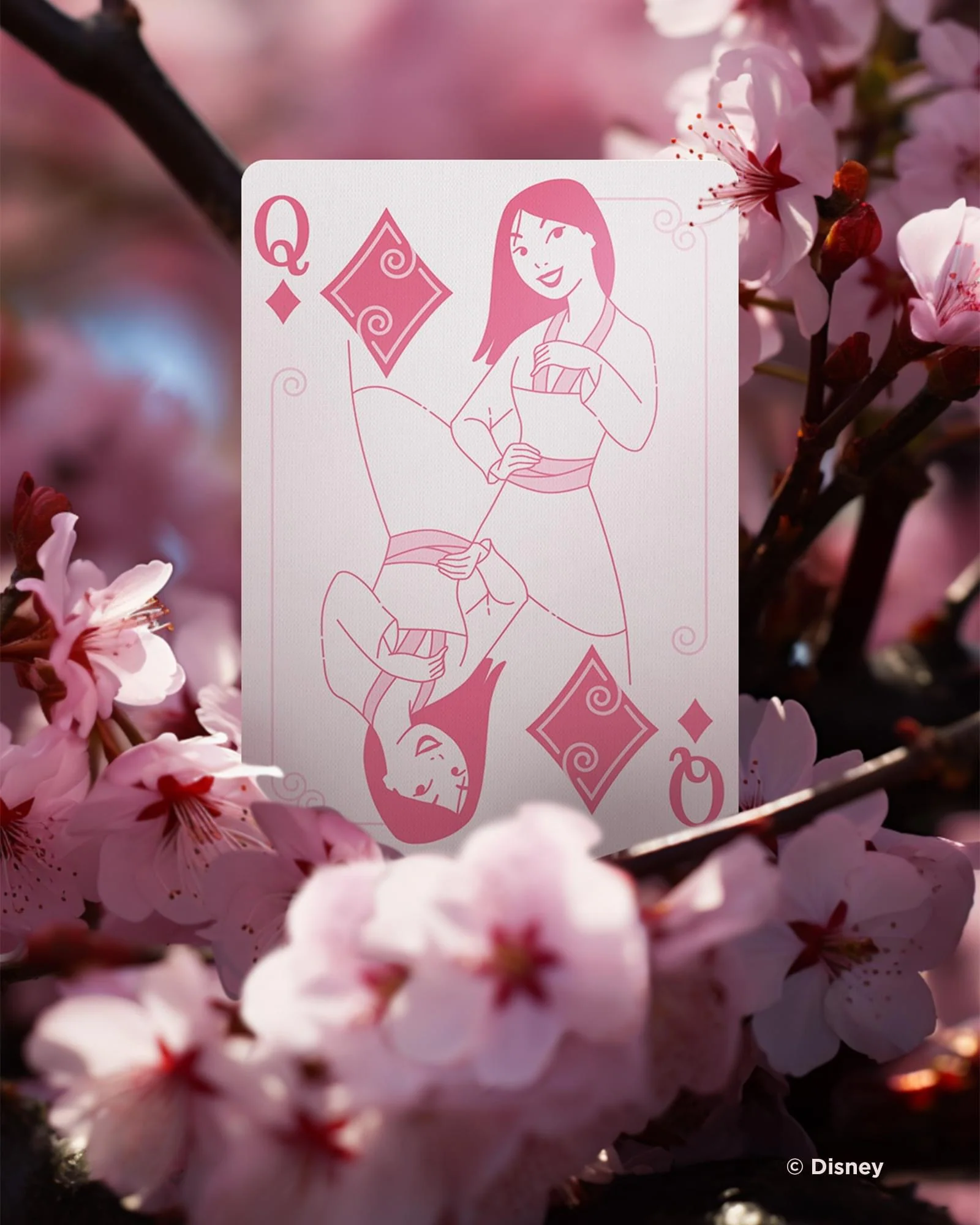 Disney Princess Inspired Navy Bicycle Playing Cards - Image 12