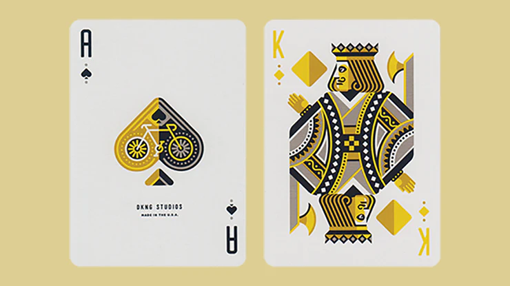 DKNG Yellow Wheel Playing Cards by Art of Play - Image 4