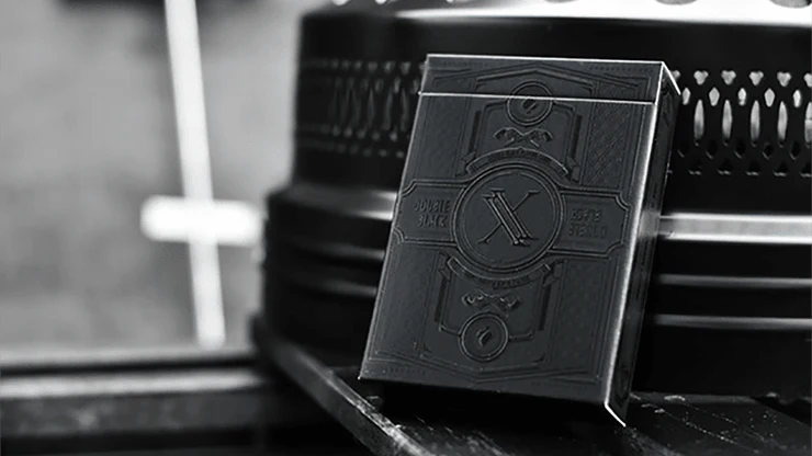 Double Black Waterproof Plastic Playing Cards - Image 4