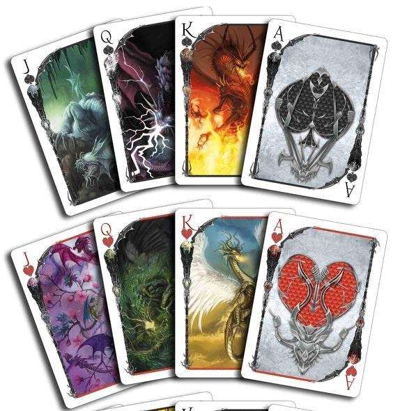 Dragon Tome Bicycle Playing Cards - Image 4