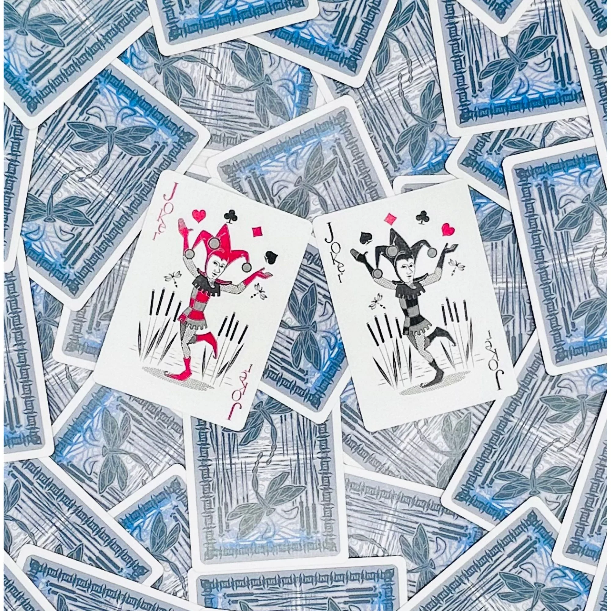 Dragonfly Playing Cards Teal & Lavender Edition - A PCD Original - Image 3