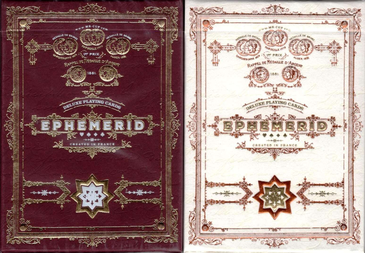 EPHEMERID v2 Gold & Copper Playing Cards 2 Deck Set NPCC